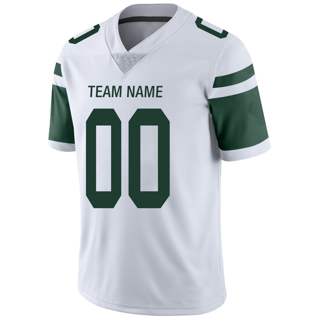 Custom Green NYJ Football Shirt Top
