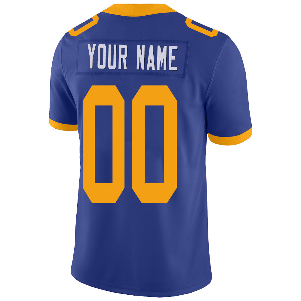 Custom Powder Blue LAC Football Shirt Top