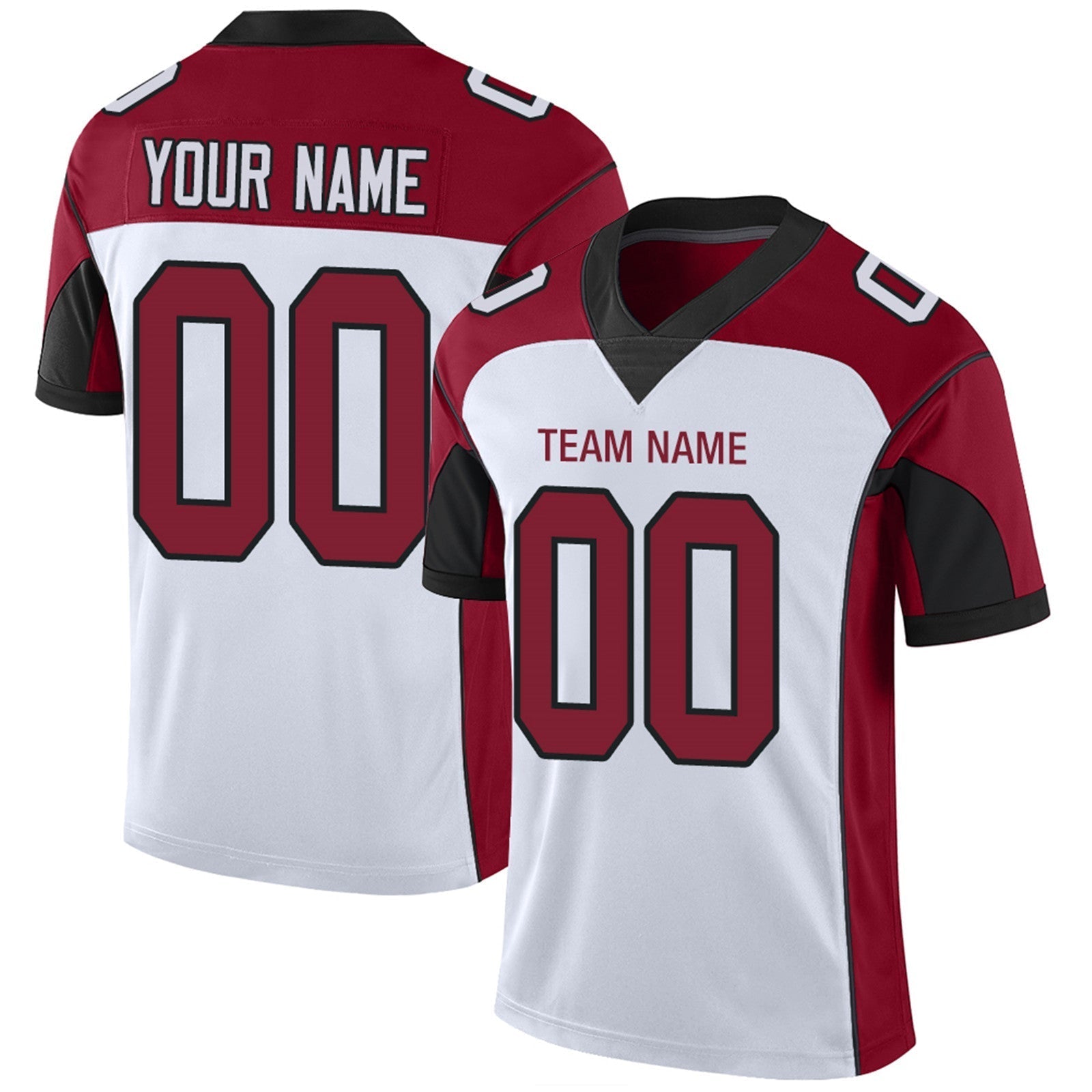 Custom Red Football Shirt Top