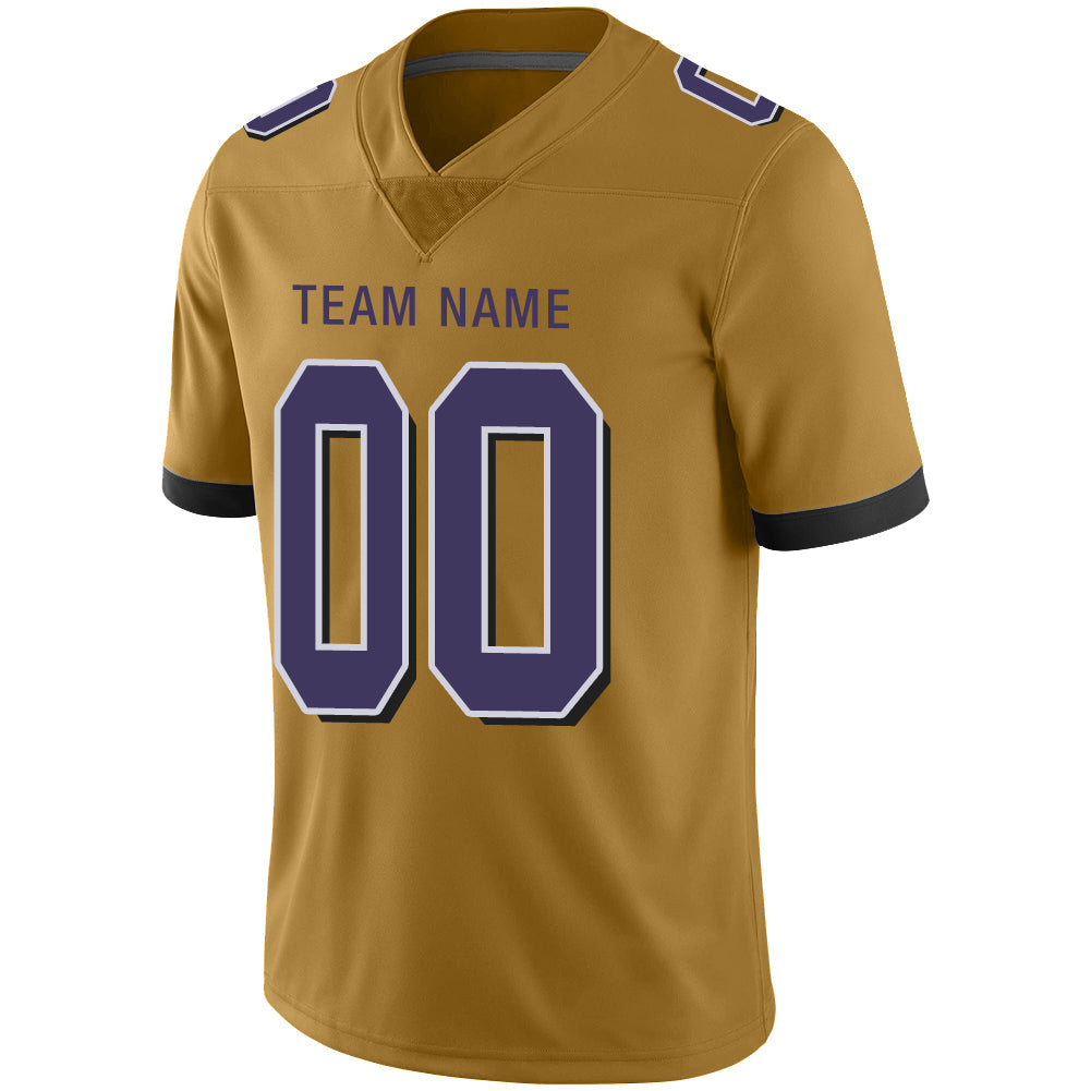 Custom Gold Football Shirt Top