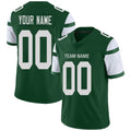 Custom Green NYJ Football Shirt Top