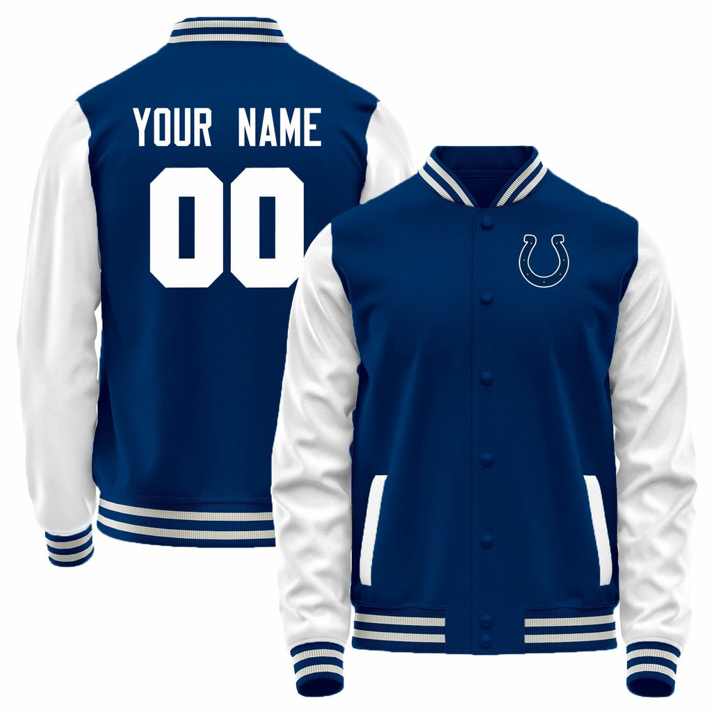 Custom White IND Football Shirt Top
