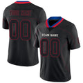 Custom Black NYJ Football Shirt Top