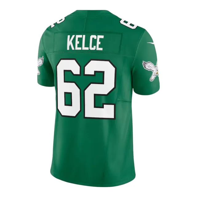 Custom #62 Green PHI Football Shirt Top