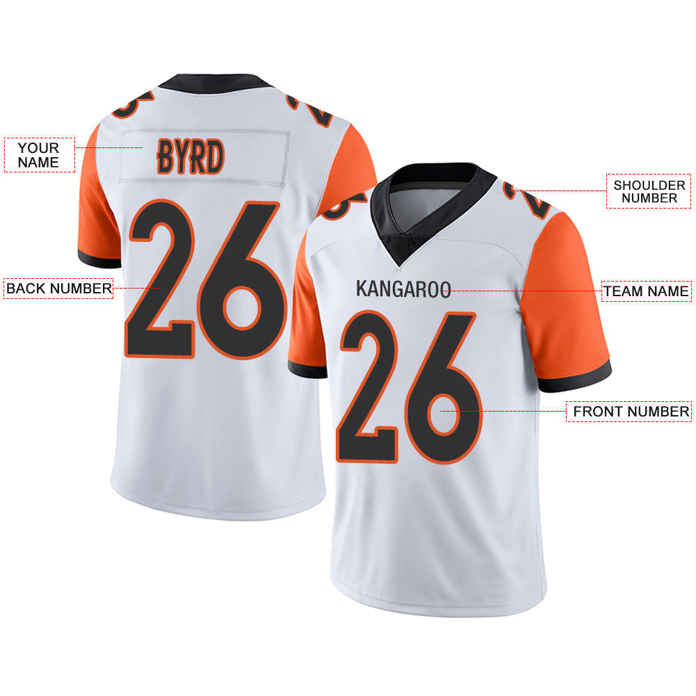 Custom White Football Shirt Top