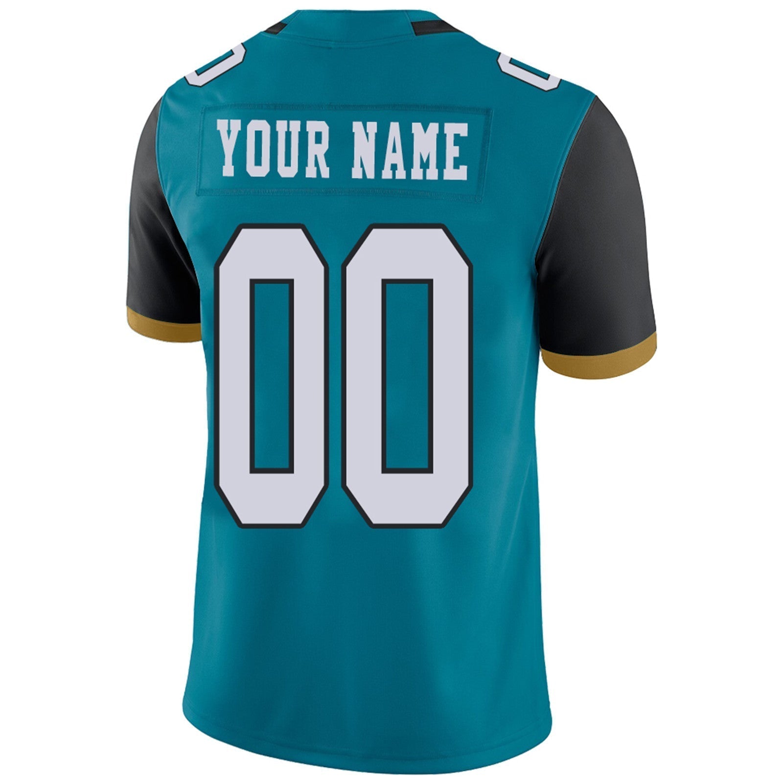 Custom Teal JAX Football Shirt Top