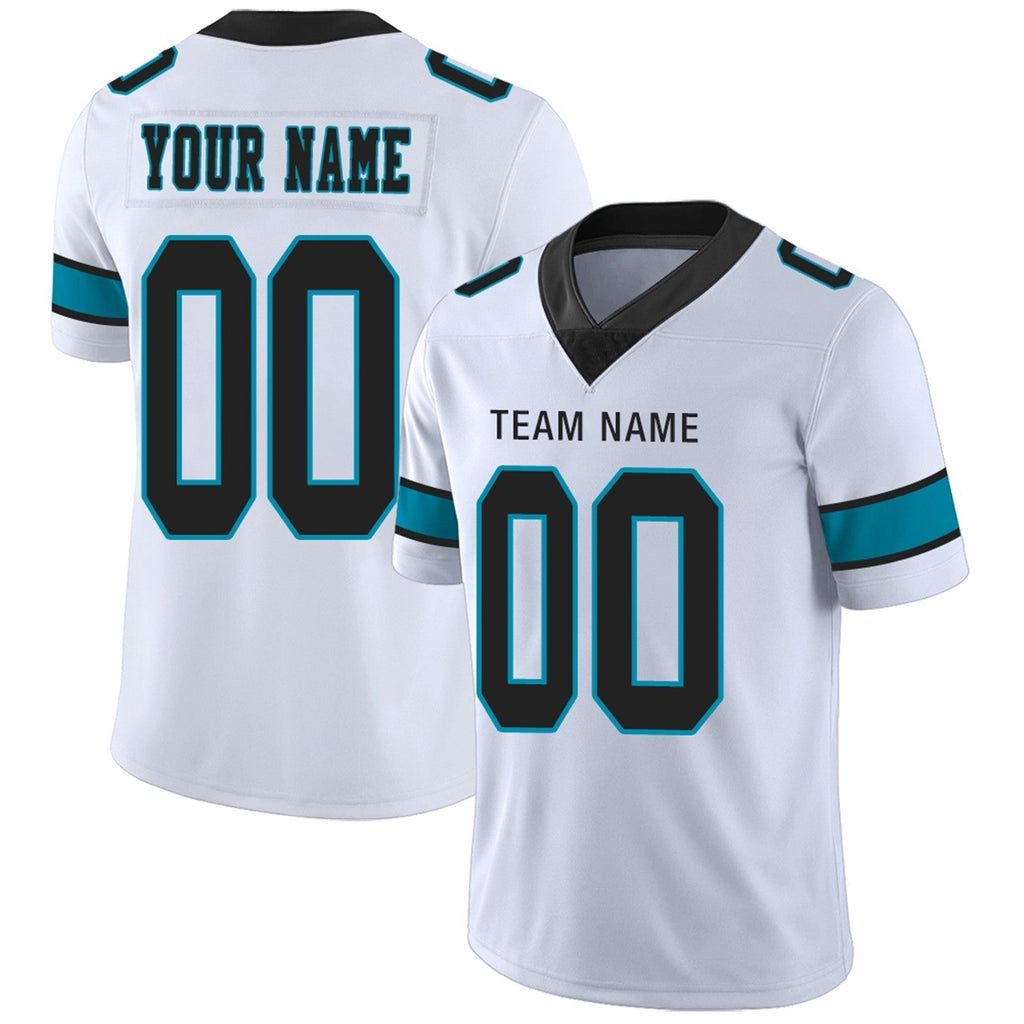 Custom Blue CAR Football Shirt Top