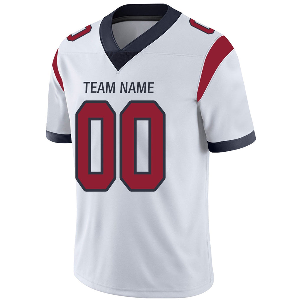 Custom Navy HOU Football Shirt Top