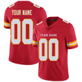 Custom Red KC Football Shirt Top