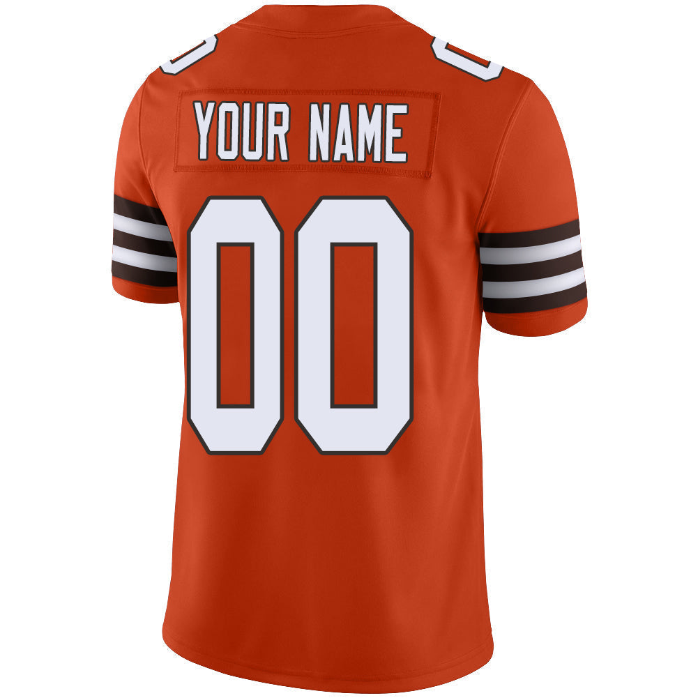 Custom Orange Football Shirt Top