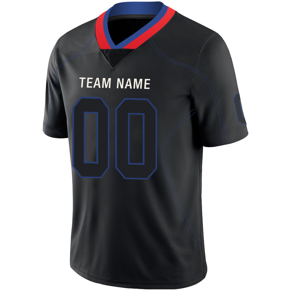Custom Black BUF Football Shirt Top