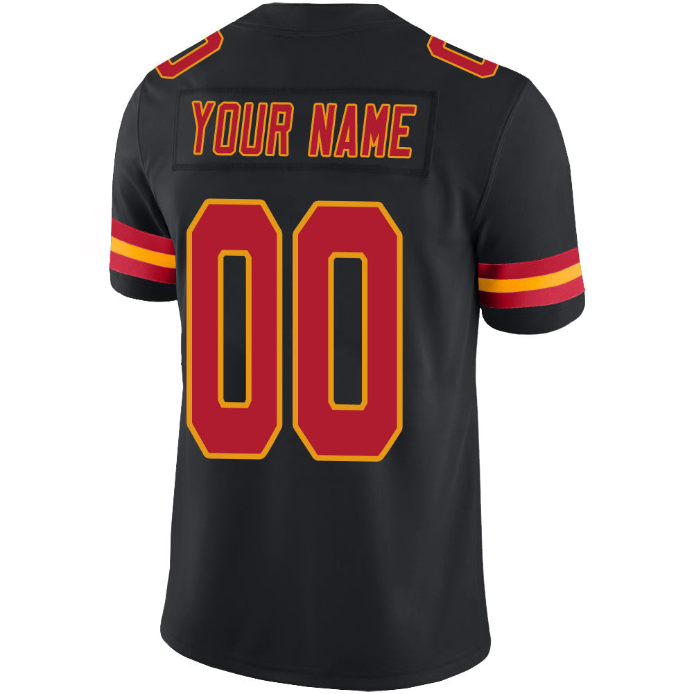 Custom Black KC Football Shirt Top