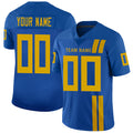 Custom Blue JAX Football Shirt Top