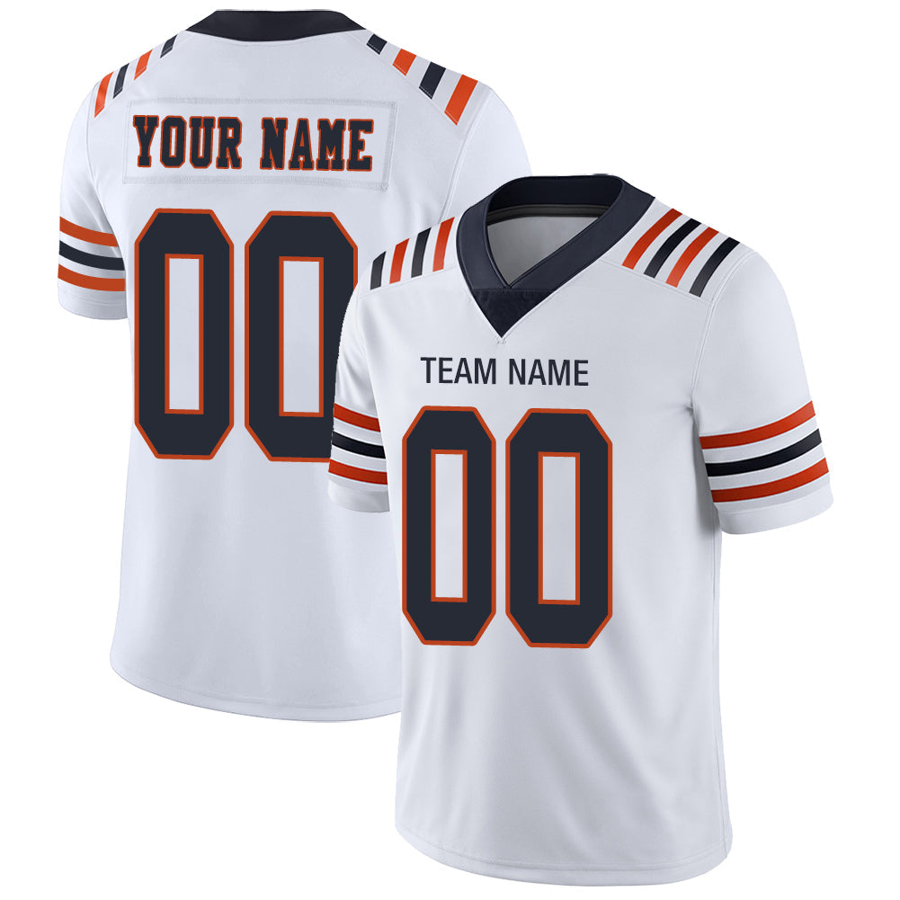 Custom White Football Shirt Top