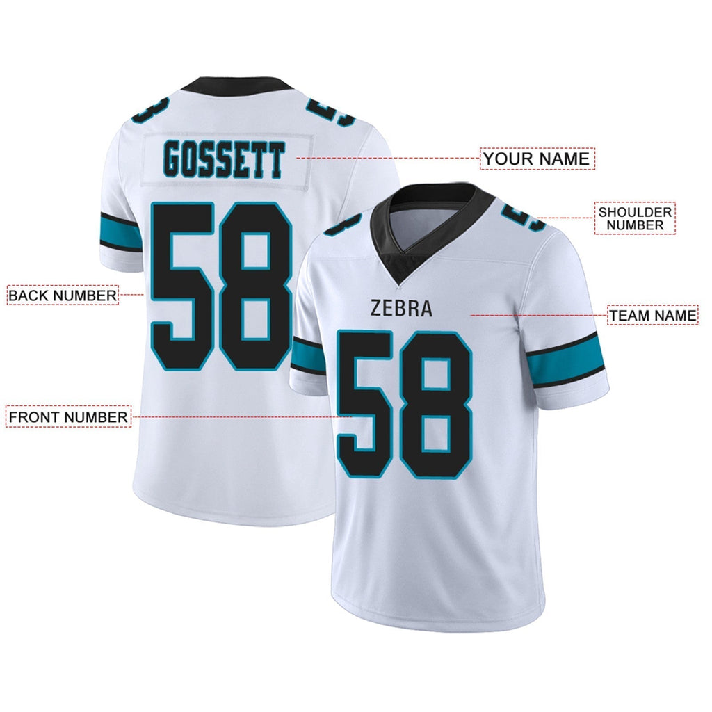 Custom Blue CAR Football Shirt Top