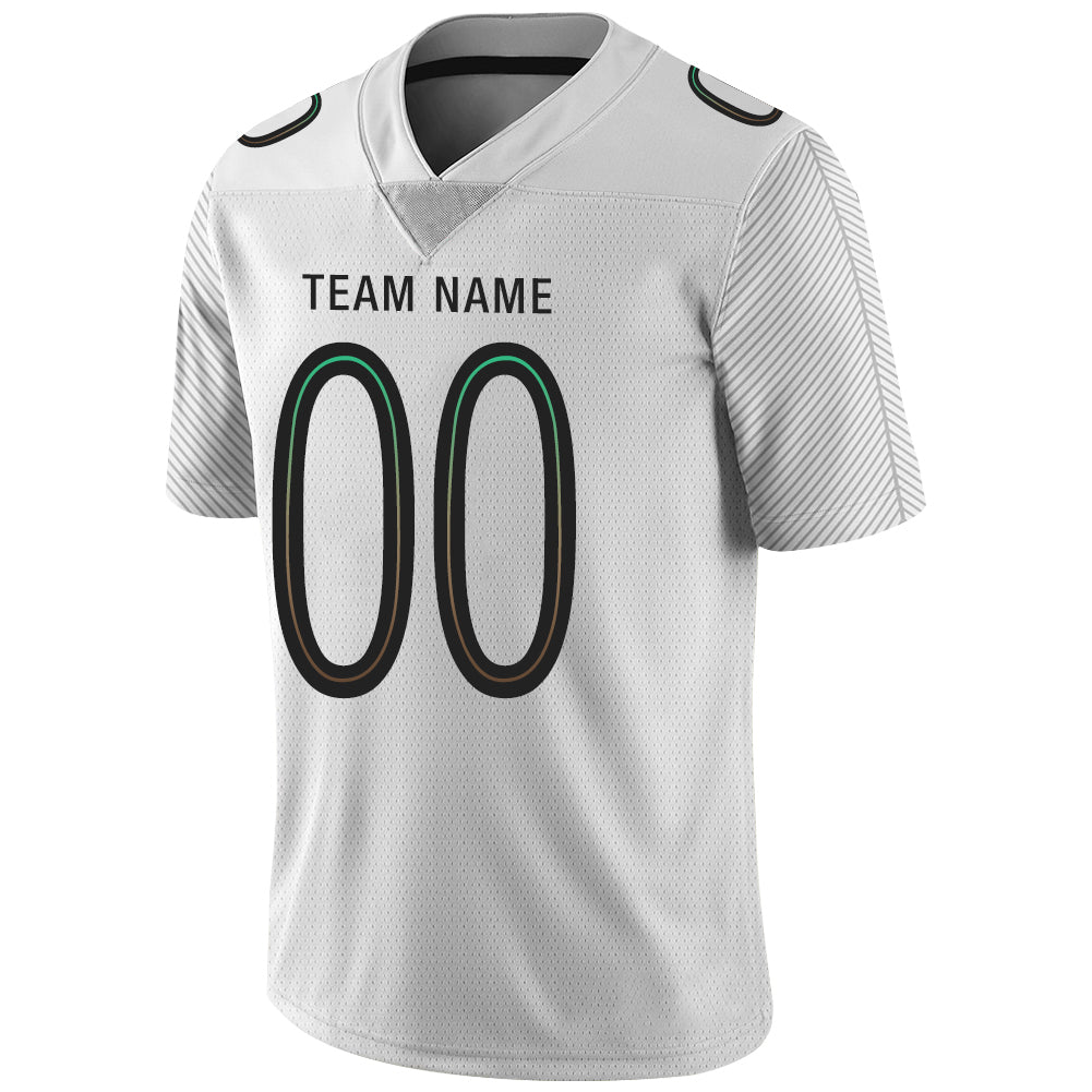 Custom White LAC Football Shirt Top