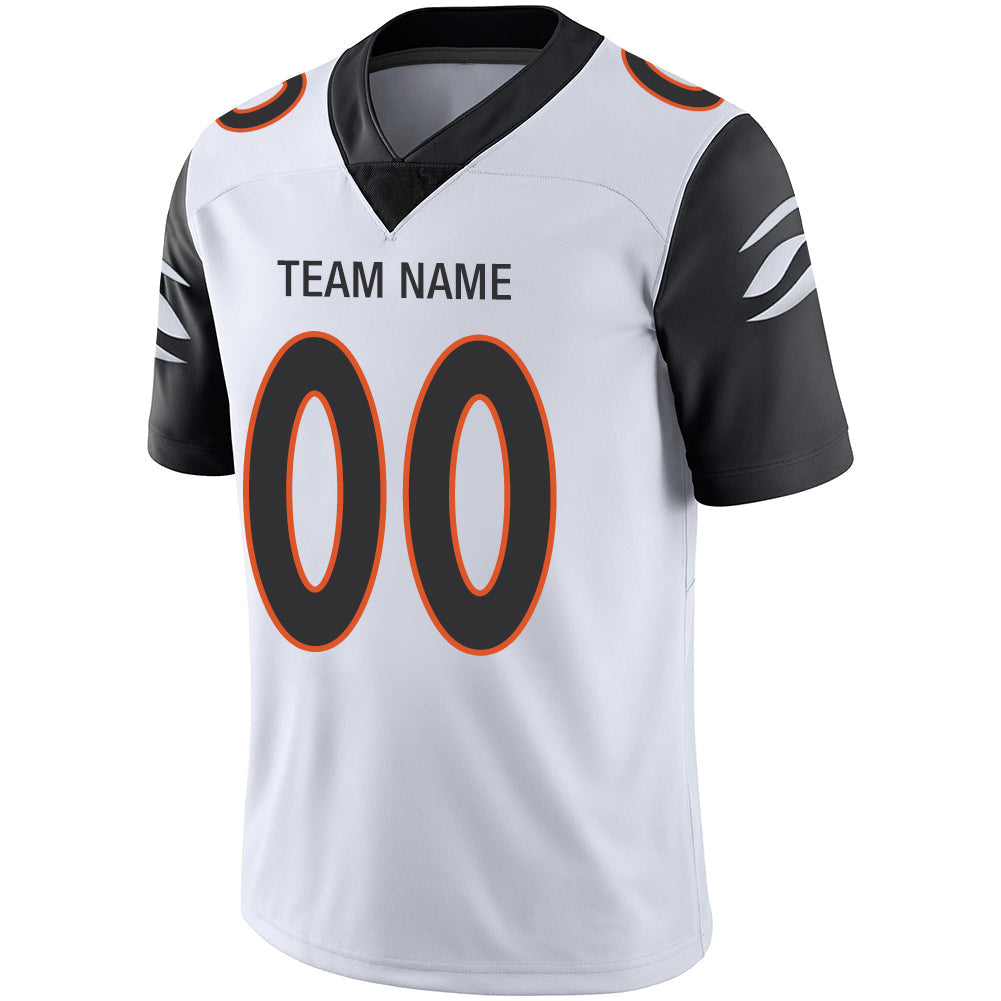 Custom White Football Shirt Top