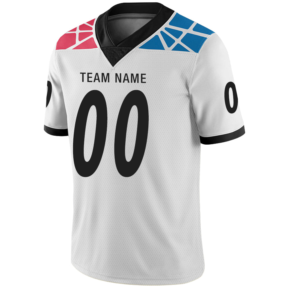 Custom White Football Shirt Top