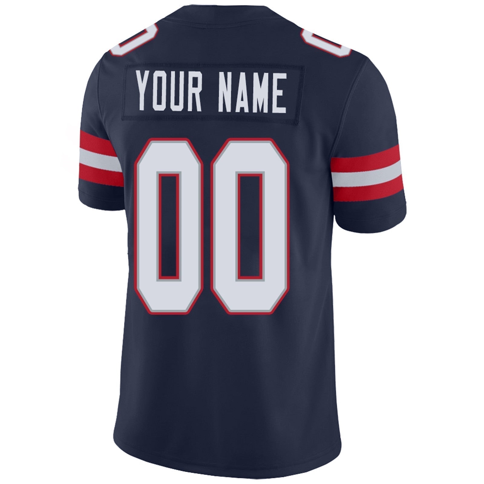 Custom Navy NE Football Shirt Top
