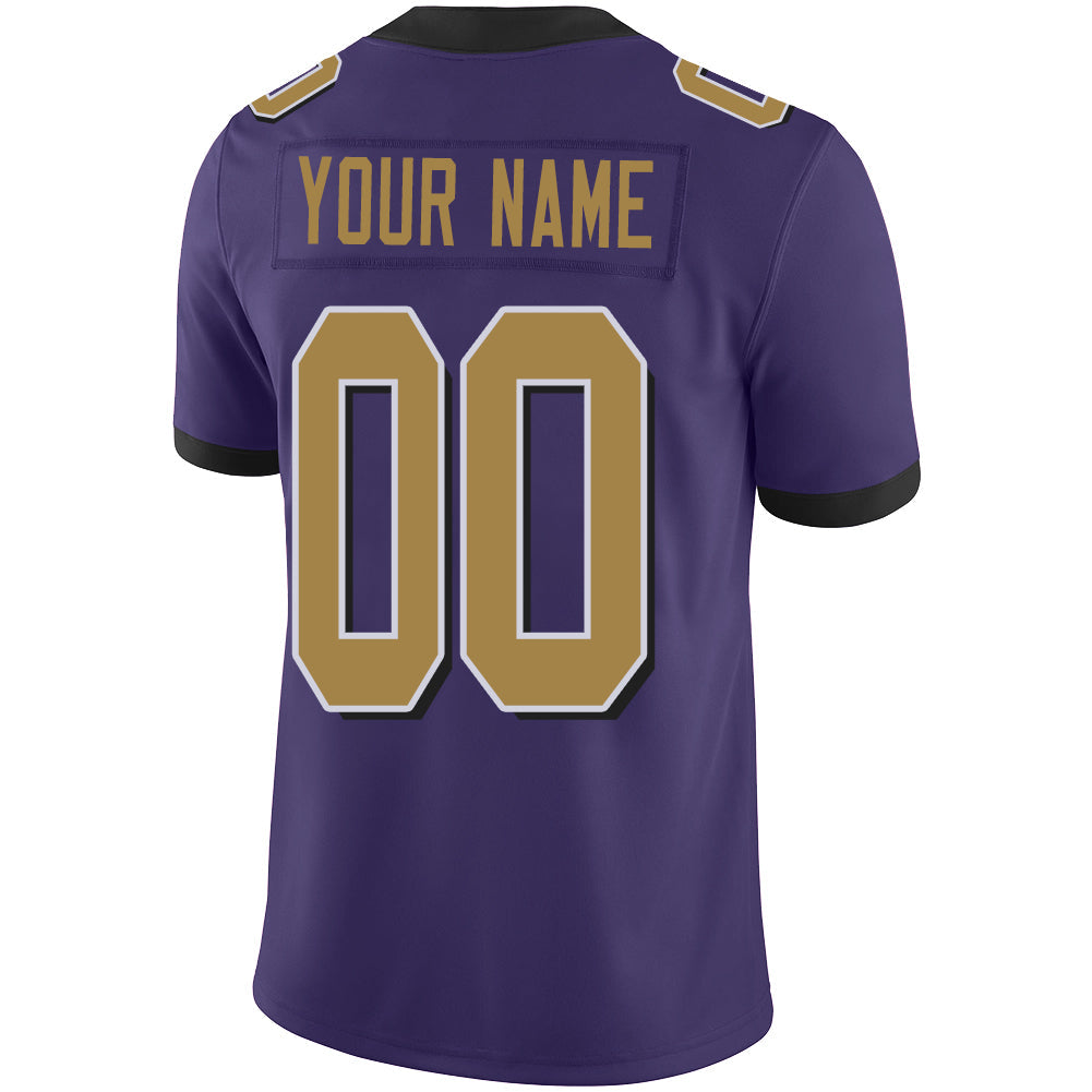 Custom Purple Football Shirt Top