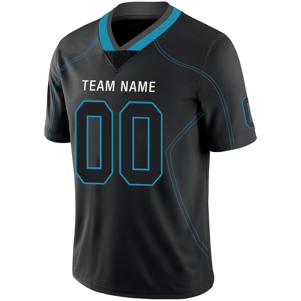 Custom Black Football Shirt Top
