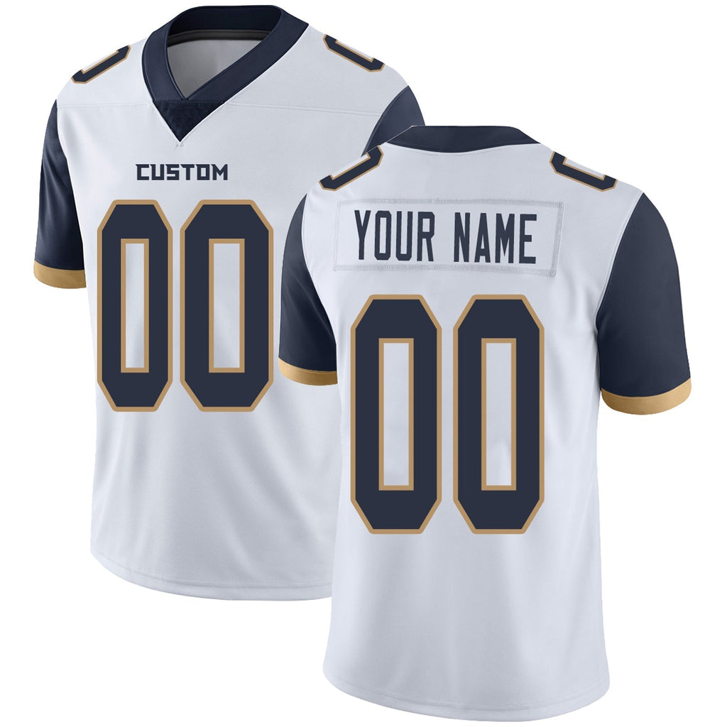 Custom Navy LAR Football Shirt Top