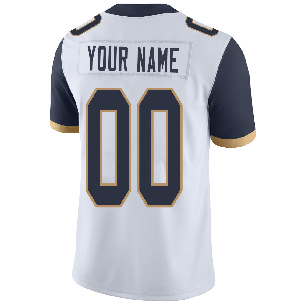 Custom White LAC Football Shirt Top