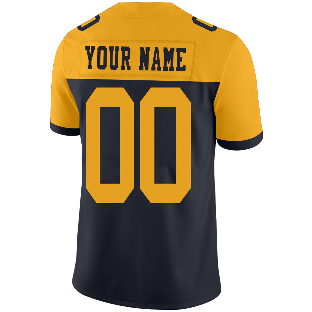 Custom Navy GB Football Shirt Top