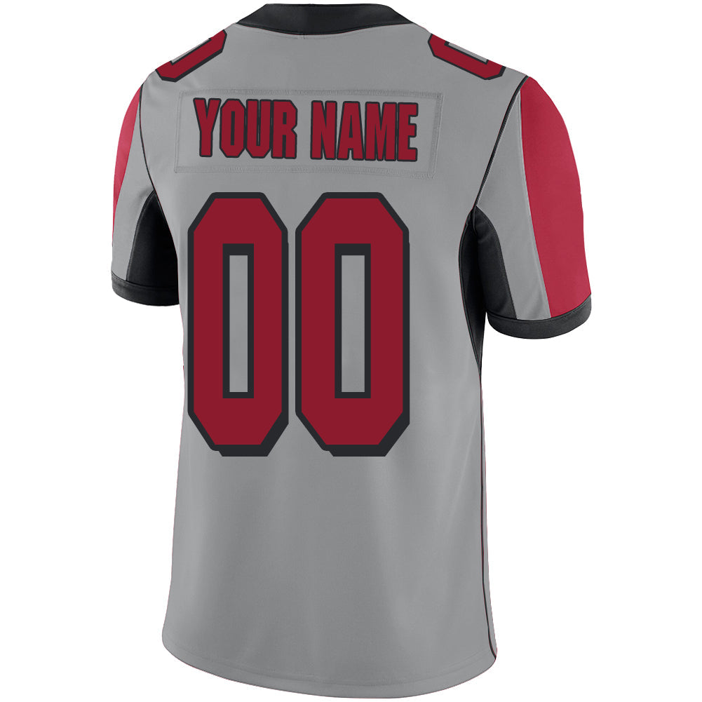 Custom Grey Football Shirt Top