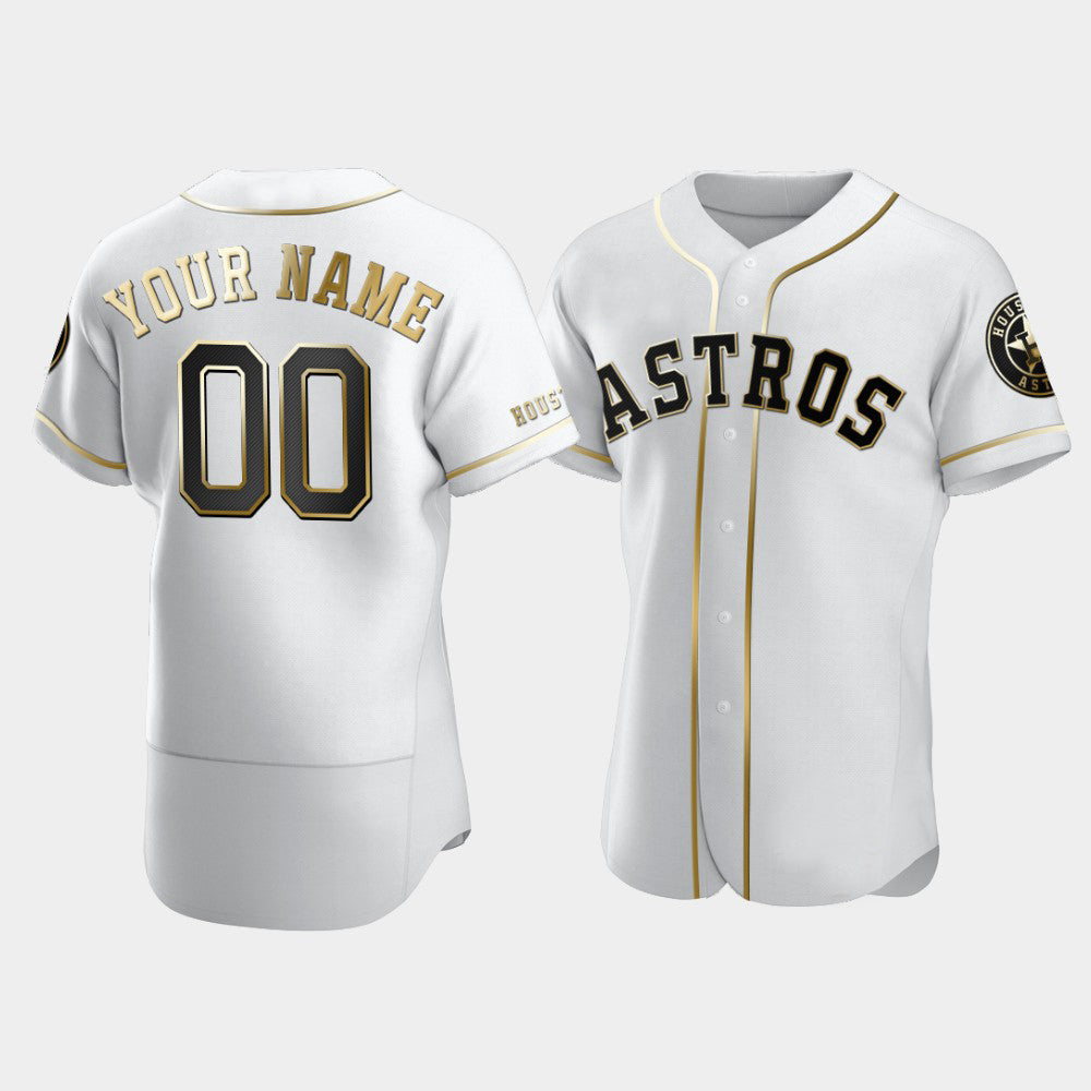 Custom HOU Baseball Shirt Top