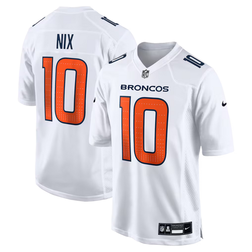 Bo Nix Denver Broncos Tundra Jersey - White