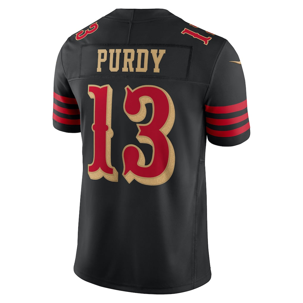 Custom #13 Black 2025 SF Football Shirt Top