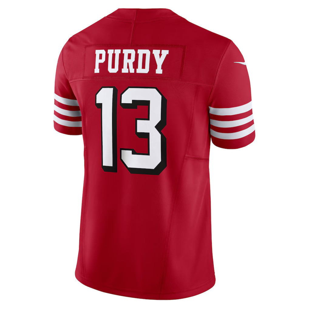 Custom #13 Scarlet SF Football Shirt Top