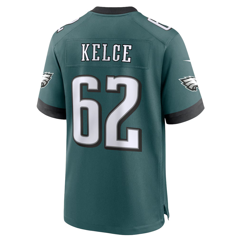 Custom #62 Midnight Green PHI Football Shirt Top