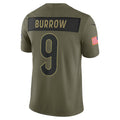 Custom #9 Olive 2025 CIN Football Shirt Top