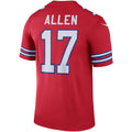 Custom #17 Red BUF Football Shirt Top