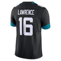 Custom #16 Black JAX Football Shirt Top
