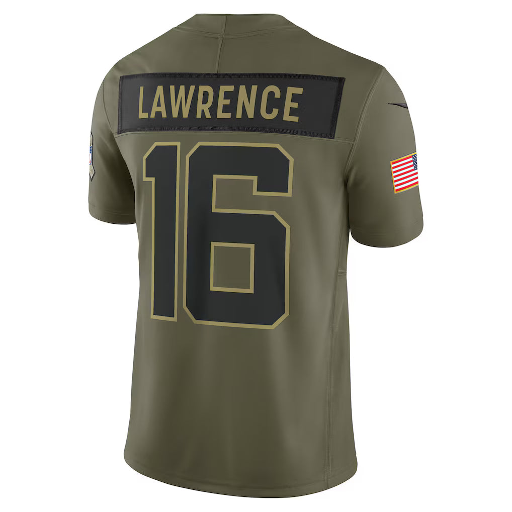 Custom #16 Olive 2025 JAX Football Shirt Top
