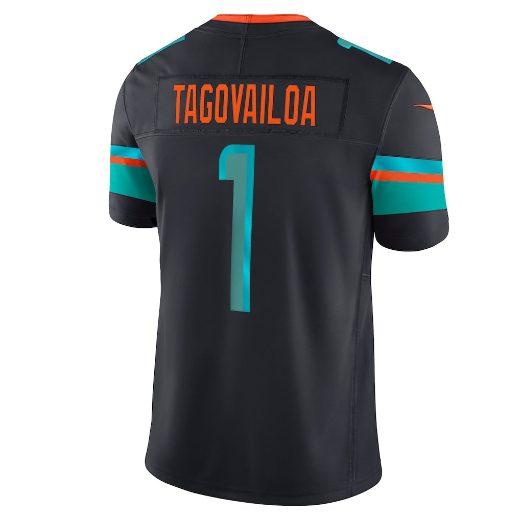 Custom #1 Blue 2025 MIA Football Shirt Top