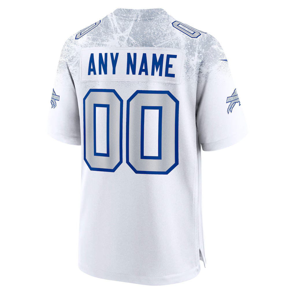 Custom White 2025 BUF Football Shirt Top