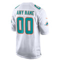 Custom White MIA Football Shirt Top