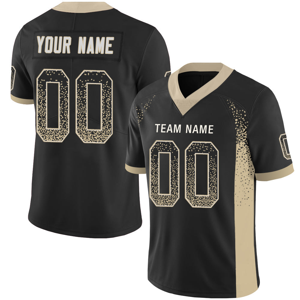 Custom Black Football Shirt Top