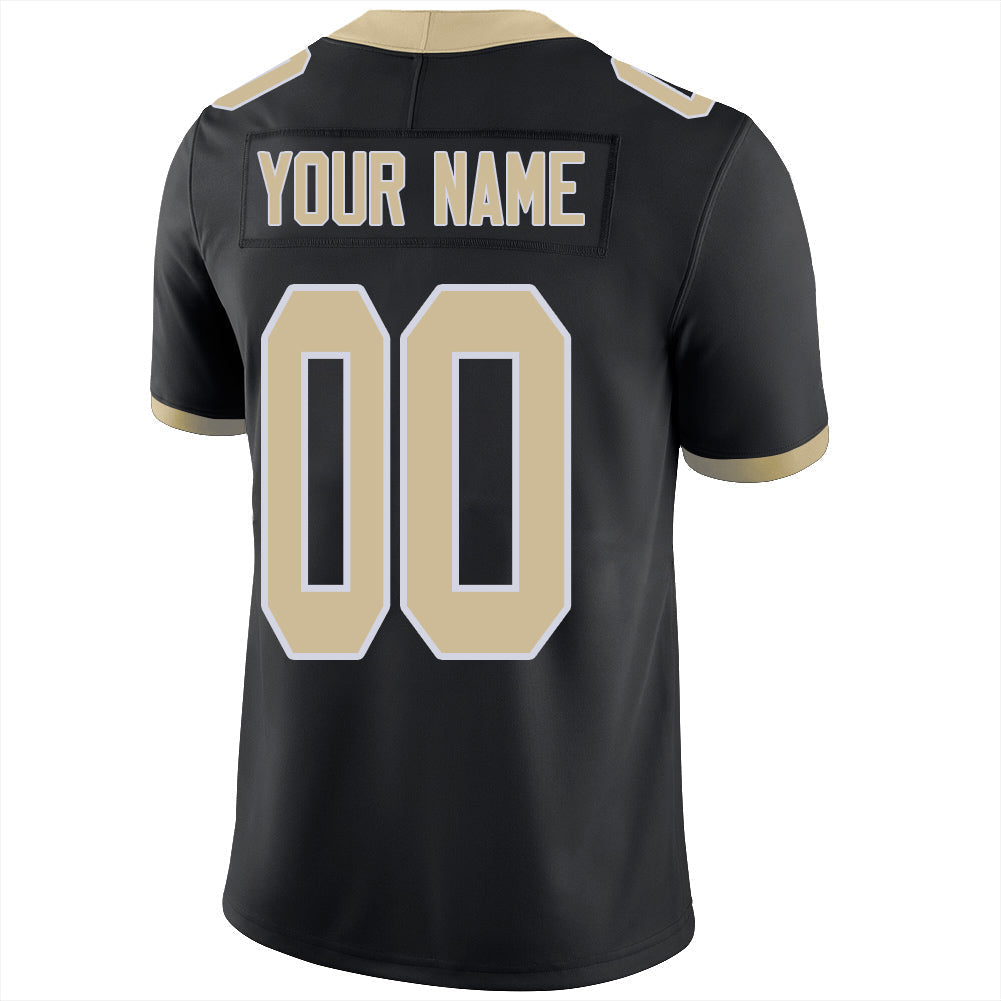 Custom Black Football Shirt Top
