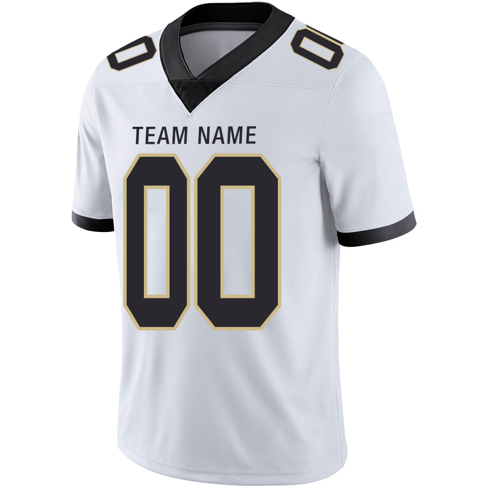 Custom White Football Shirt Top