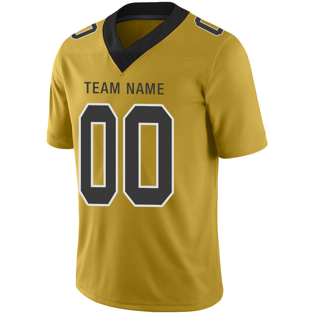 Custom Gold Football Shirt Top