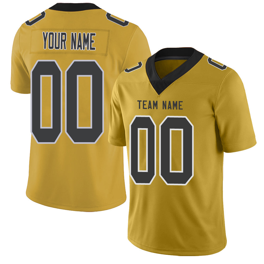 Custom Gold Football Shirt Top