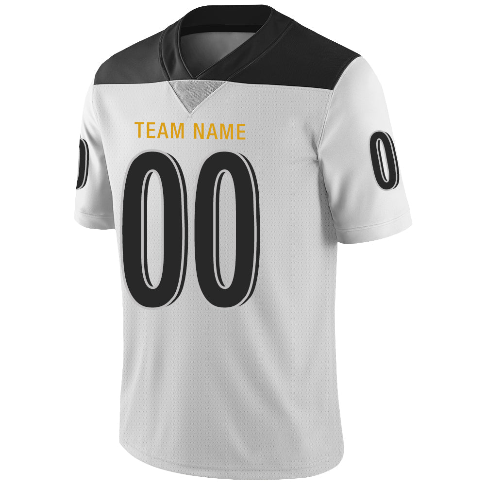 Custom White Football Shirt Top