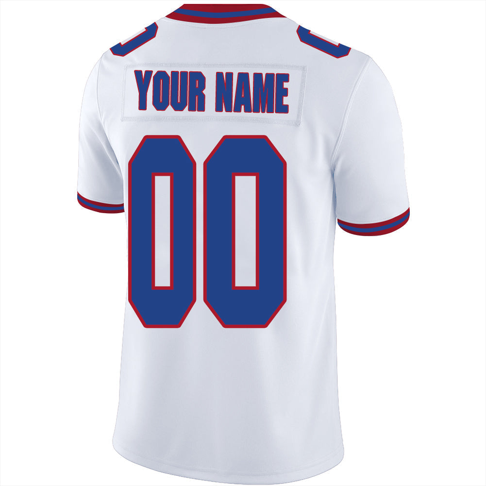Custom White Football Shirt Top