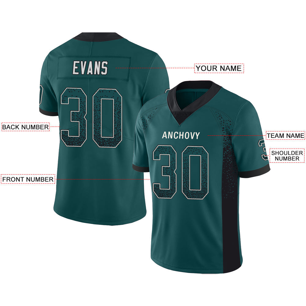 Custom Green PHI Football Shirt Top