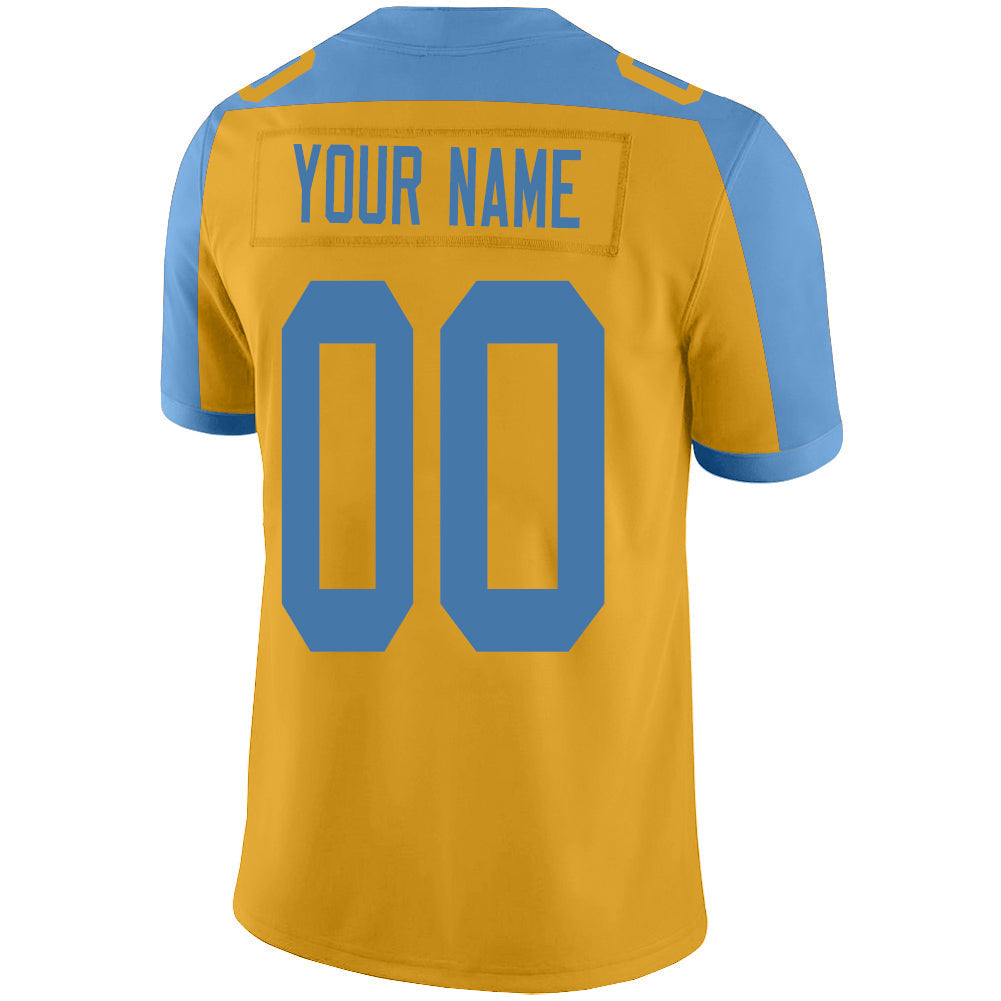 Custom Gold PHI Football Shirt Top